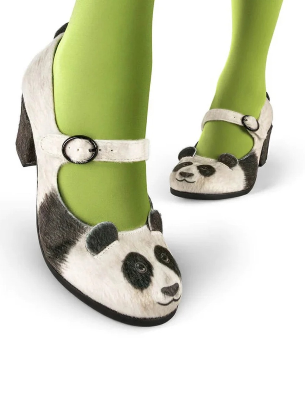 Hot Chocolate Design Chocolaticas Panda Mid Heel Mary Jane’s Size 36 NEW W/ Box